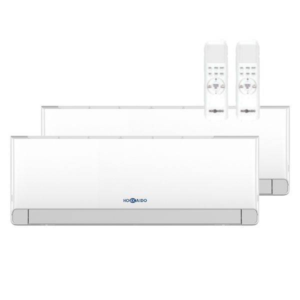 Condizionatore Hokkaido Lumina Dual Split 9000+12000 BTU + HCKDM400Z2